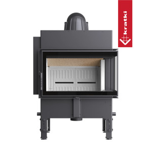 Kominek do akumulacji KRATKI NORRA Prawy 9,9 kW Ø 200