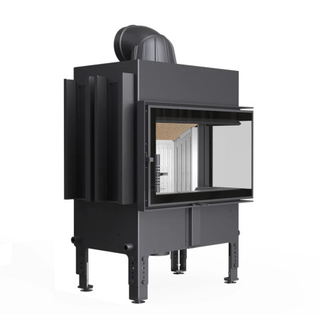 Kominek do akumulacji KRATKI NORRA Prawy 9,9 kW Ø 200