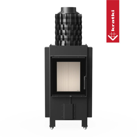 Kominek KRATKI MAGMA 13 kW Ø 200 z akumulacją żeliwną