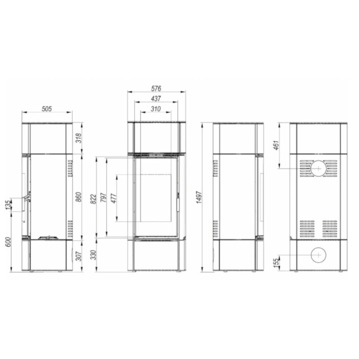 Defro Home Orbis Extento F 9 kW